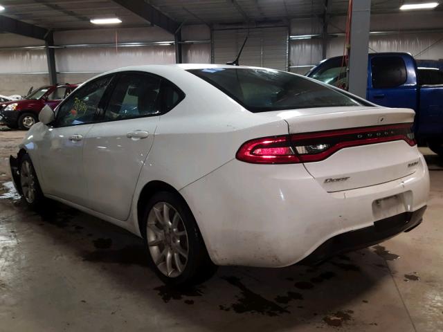 1C3CDFBA4DD199373 - 2013 DODGE DART SXT WHITE photo 3