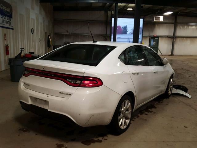 1C3CDFBA4DD199373 - 2013 DODGE DART SXT WHITE photo 4