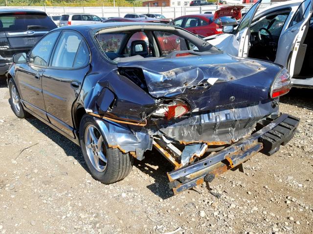 1G2WP52K61F107607 - 2001 PONTIAC GRAND PRIX Կապույտ լուսանկար 3