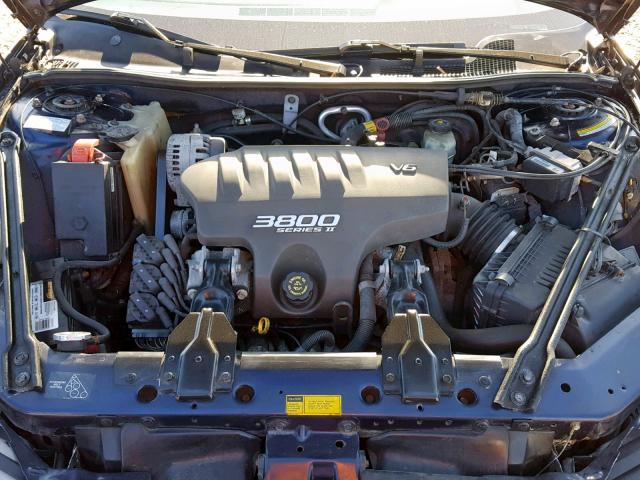 1G2WP52K61F107607 - 2001 PONTIAC GRAND PRIX Կապույտ լուսանկար 7