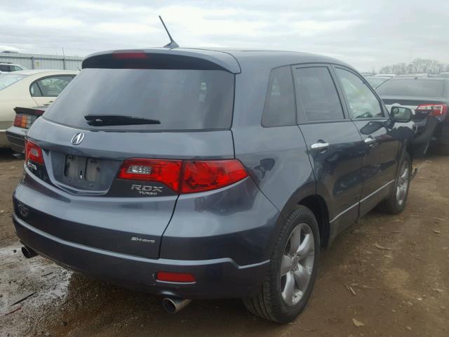 5J8TB18597A016202 - 2007 ACURA RDX TECHNO GRAY photo 4