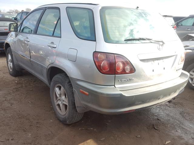 JT6HF10U6Y0104523 - 2000 LEXUS RX 300 SILVER photo 3