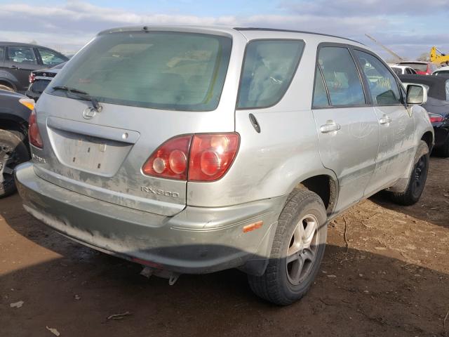 JT6HF10U6Y0104523 - 2000 LEXUS RX 300 SILVER photo 4