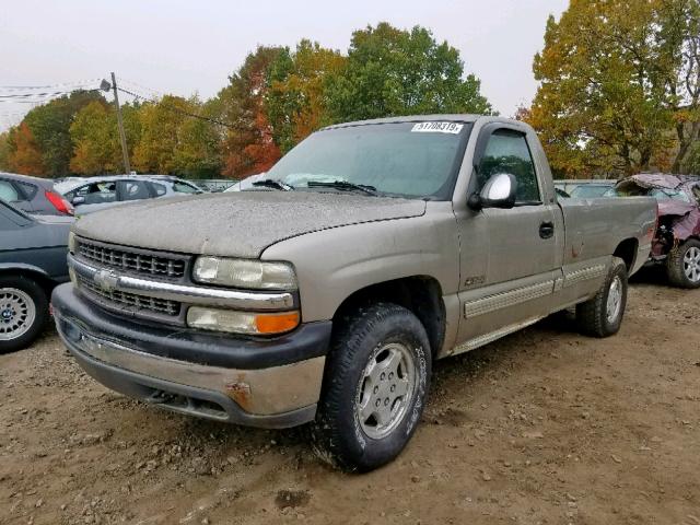 1GCEK14T3XE117711 - 1999 CHEVROLET SILVERADO TAN photo 2