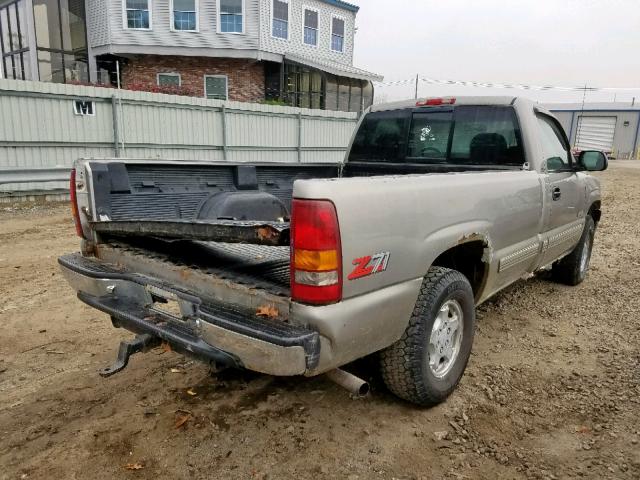 1GCEK14T3XE117711 - 1999 CHEVROLET SILVERADO TAN photo 4