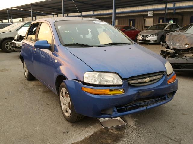 KL1TD62605B502600 - 2005 CHEVROLET AVEO BASE ლურჯი ფოტო 1