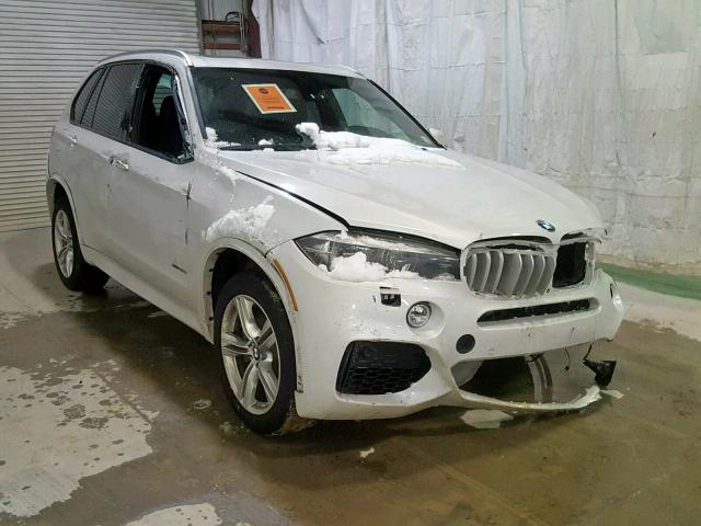 5UXKR6C55H0J84208 - 2017 BMW X5 XDRIVE5 WHITE photo 1
