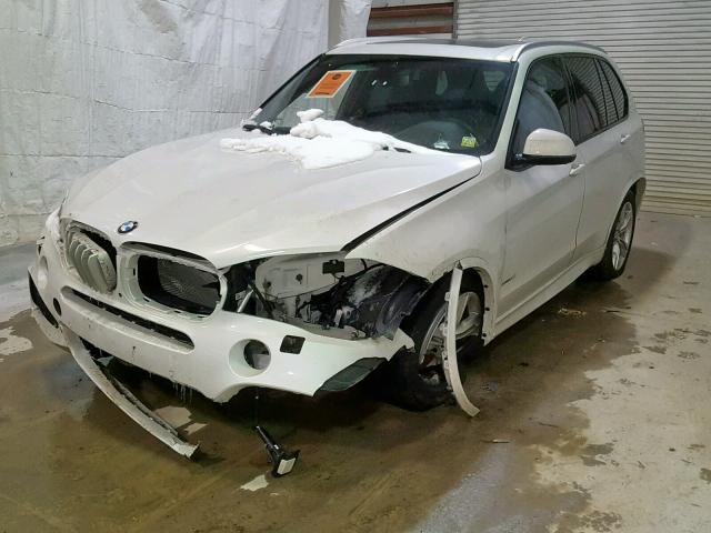 5UXKR6C55H0J84208 - 2017 BMW X5 XDRIVE5 WHITE photo 2