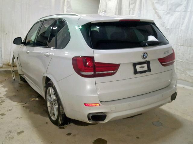 5UXKR6C55H0J84208 - 2017 BMW X5 XDRIVE5 WHITE photo 3