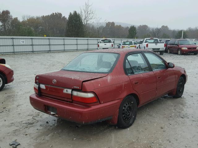 1NXBB02E6VZ637529 - 1997 TOYOTA COROLLA DX RED photo 4