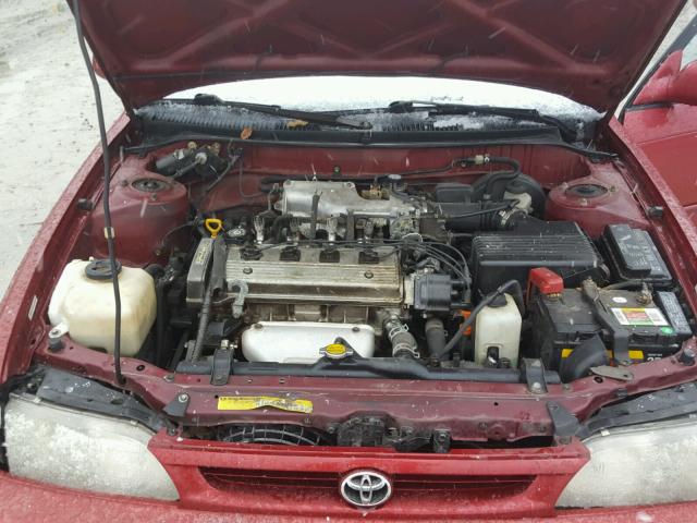 1NXBB02E6VZ637529 - 1997 TOYOTA COROLLA DX RED photo 7