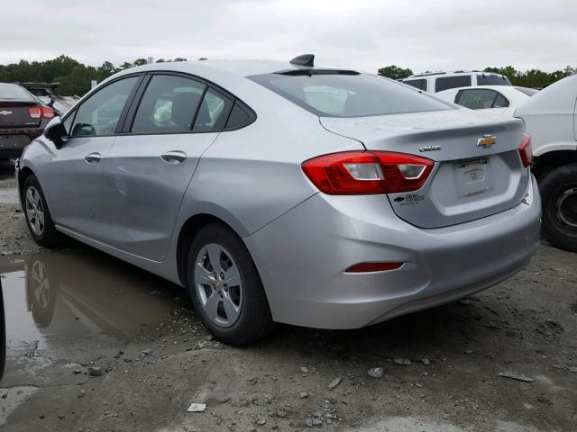 1G1BC5SM1H7211975 - 2017 CHEVROLET CRUZE LS SILVER photo 3