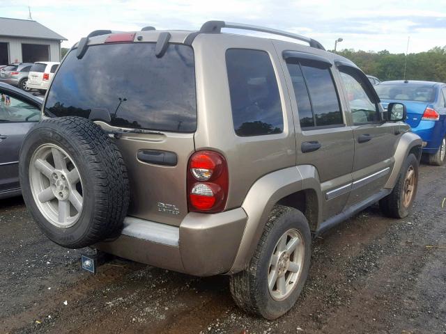 1J4GL58K05W710944 - 2005 JEEP LIBERTY LI TAN photo 4