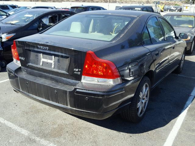 YV1RH592362544405 - 2006 VOLVO S60 2.5T BLACK photo 4