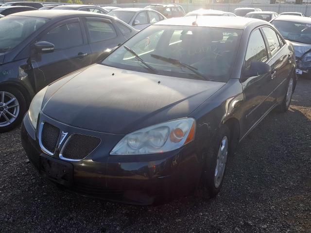 1G2ZF57B884269236 - 2008 PONTIAC G6 VALUE L BLACK photo 2