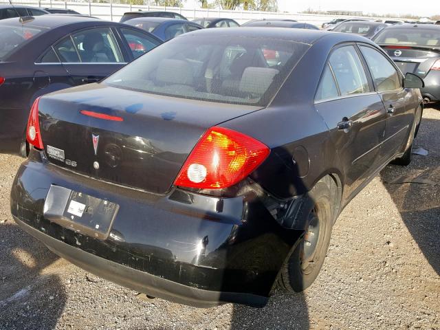 1G2ZF57B884269236 - 2008 PONTIAC G6 VALUE L BLACK photo 4