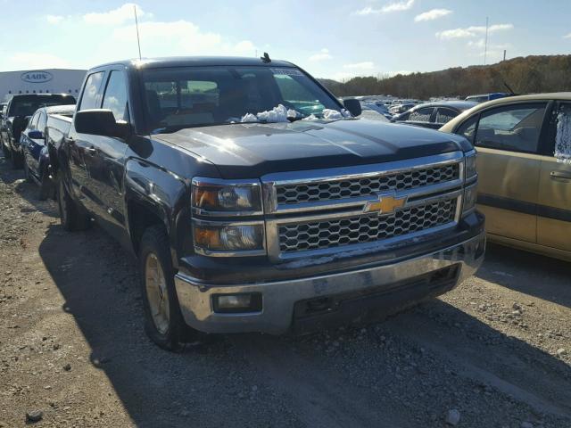 3GCUKREC1EG567419 - 2014 CHEVROLET SILVERADO GREEN photo 1