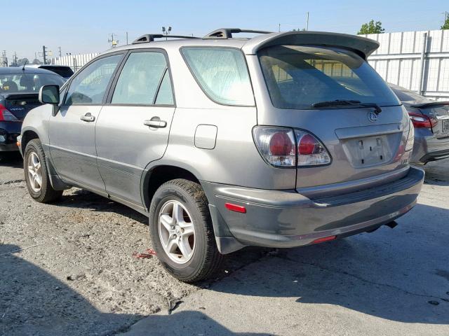 JTJGF10U010086155 - 2001 LEXUS RX 300 GRAY photo 3