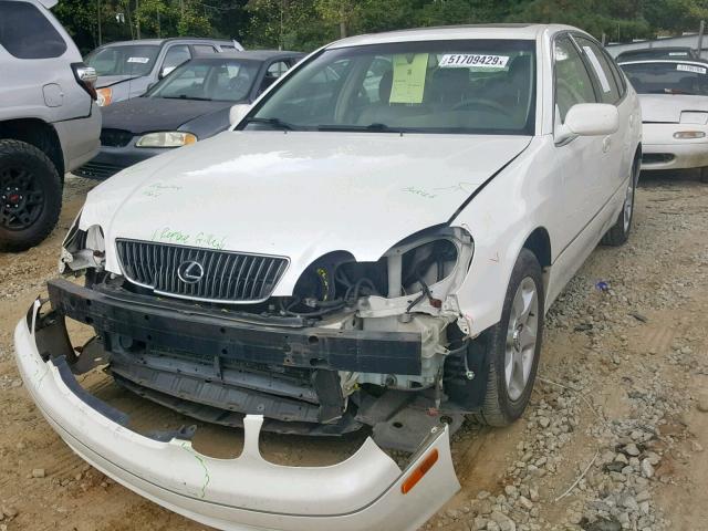 JT8BD69S640197782 - 2004 LEXUS GS 300 WHITE photo 2