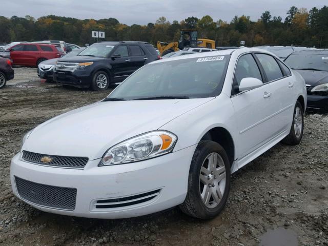 2G1WB5E30E1160565 - 2014 CHEVROLET IMPALA LIM WHITE photo 2