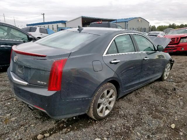 1G6AG5RX6E0148127 - 2014 CADILLAC ATS GRAY photo 4