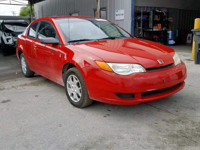 1G8AN12FX4Z104858 - 2004 SATURN ION LEVEL RED photo 1