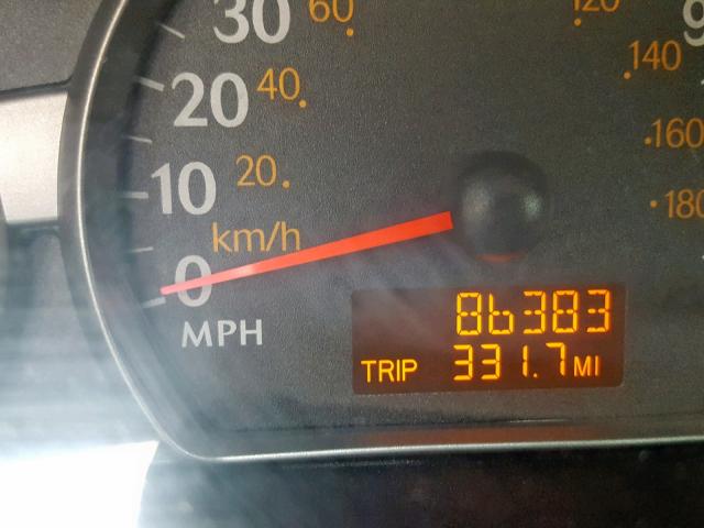 1G8AN12FX4Z104858 - 2004 SATURN ION LEVEL RED photo 8