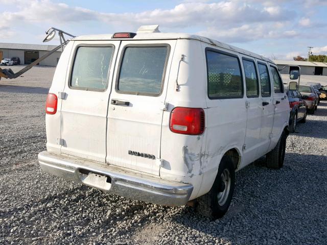 2B7HB11X22K128675 - 2002 DODGE RAM VAN B1 WHITE photo 4