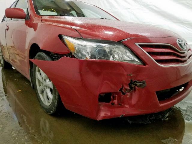 4T4BF3EK4BR214361 - 2011 TOYOTA CAMRY BASE RED photo 9