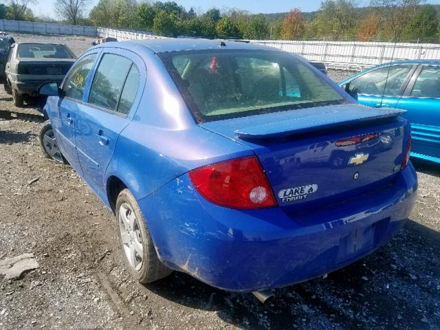 1G1AL58F587246412 - 2008 CHEVROLET COBALT LT BLUE photo 3