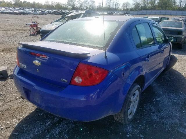 1G1AL58F587246412 - 2008 CHEVROLET COBALT LT BLUE photo 4