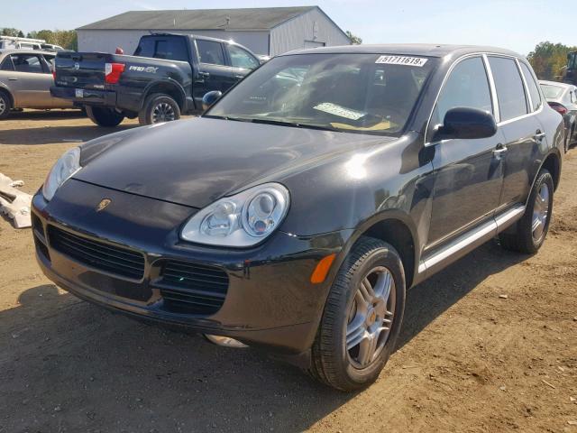 WP1AB29P86LA66859 - 2006 PORSCHE CAYENNE S BLACK photo 2