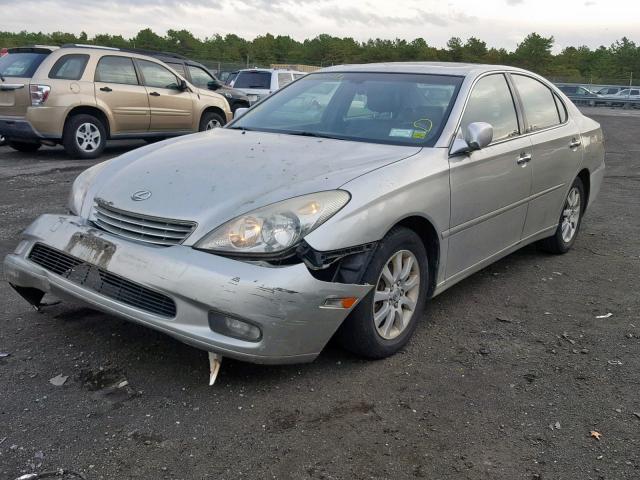 JTHBF30G225024066 - 2002 LEXUS ES 300 SILVER photo 2