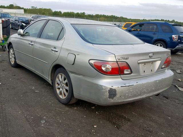 JTHBF30G225024066 - 2002 LEXUS ES 300 SILVER photo 3