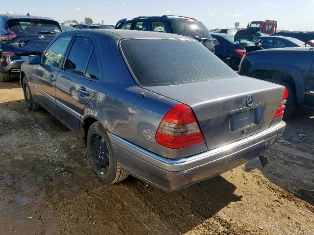 WDBHA28E2SF188126 - 1995 MERCEDES-BENZ C 280 GRAY photo 3