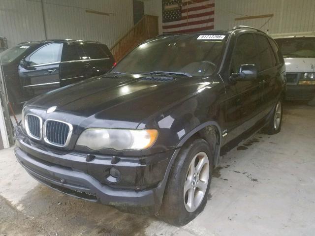 WBAFA53521LM76274 - 2001 BMW X5 3.0I BLACK photo 2