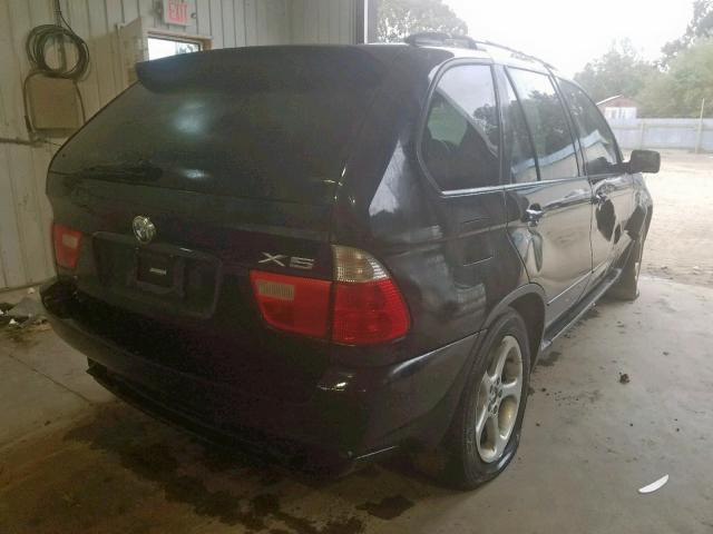 WBAFA53521LM76274 - 2001 BMW X5 3.0I BLACK photo 4