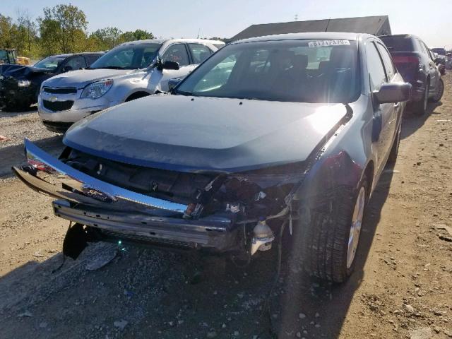 3FAHP0HA9CR175255 - 2012 FORD FUSION SE GRAY photo 2