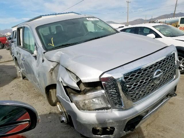 1N6AA1EJ9JN534687 - 2018 NISSAN TITAN S SILVER photo 1