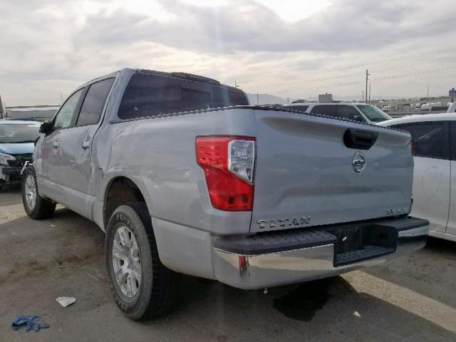 1N6AA1EJ9JN534687 - 2018 NISSAN TITAN S SILVER photo 3