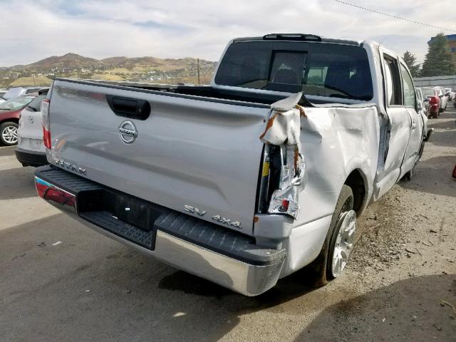 1N6AA1EJ9JN534687 - 2018 NISSAN TITAN S SILVER photo 4