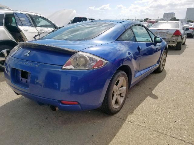 4A3AK24F96E046749 - 2006 MITSUBISHI ECLIPSE GS BLUE photo 4