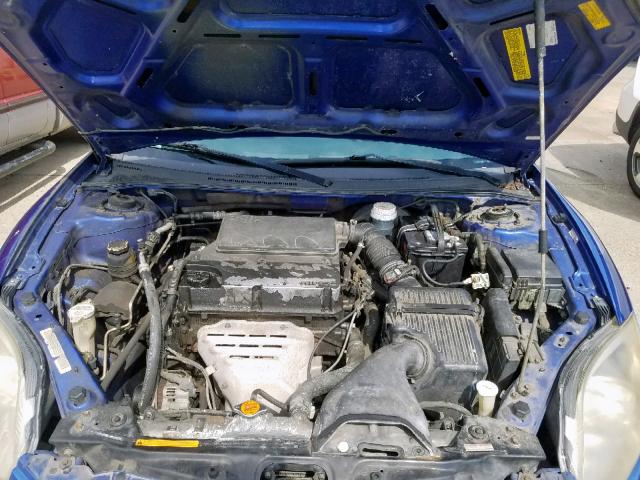 4A3AK24F96E046749 - 2006 MITSUBISHI ECLIPSE GS BLUE photo 7