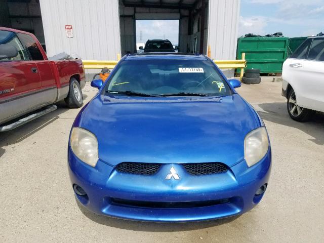 4A3AK24F96E046749 - 2006 MITSUBISHI ECLIPSE GS BLUE photo 9