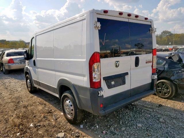 3C6TRVNG3HE541835 - 2017 RAM PROMASTER WHITE photo 3