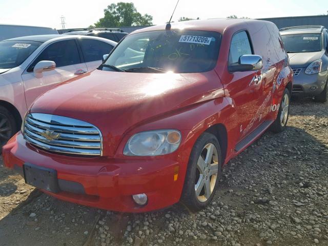 3GCDA05P88S567615 - 2008 CHEVROLET HHR PANEL RED photo 2