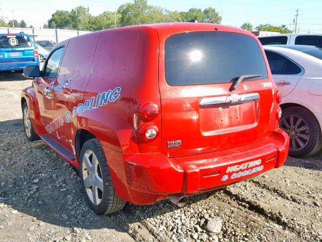 3GCDA05P88S567615 - 2008 CHEVROLET HHR PANEL RED photo 3