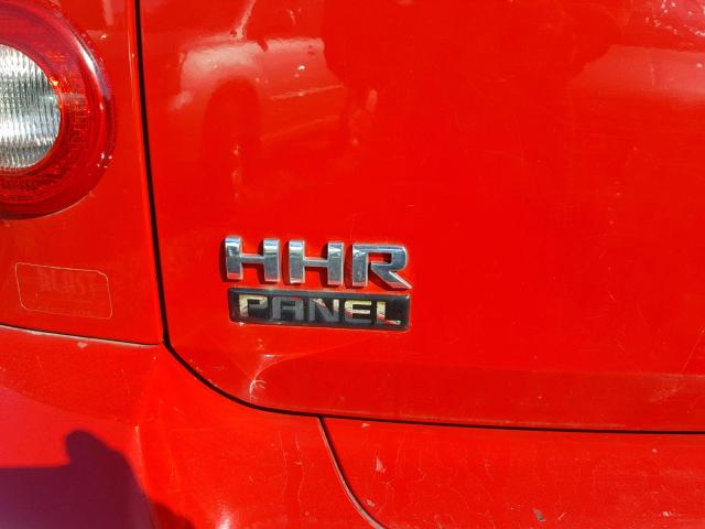 3GCDA05P88S567615 - 2008 CHEVROLET HHR PANEL RED photo 9