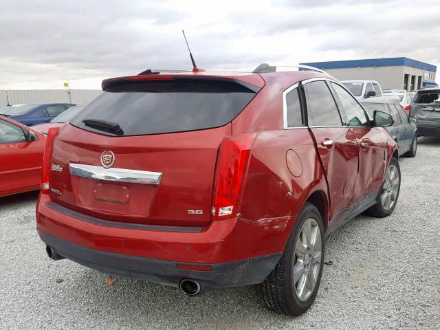 3GYFNEE32CS654940 - 2012 CADILLAC SRX PERFOR MAROON photo 4