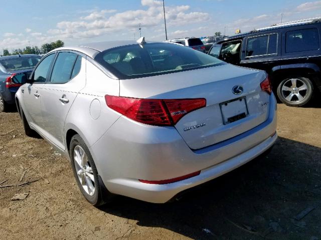 5XXGN4A7XCG003817 - 2012 KIA OPTIMA EX SILVER photo 3